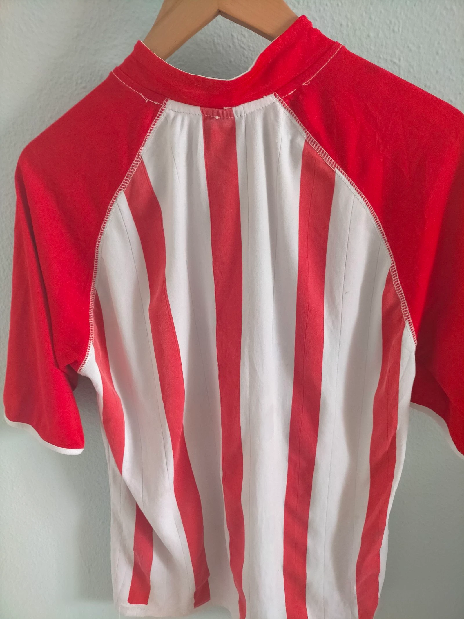 Chivas Guadalajara Voetbalshirt Bimbo Sponsor Goler Vintage Stijl Rood Wit Jersey Mexico – photo 4